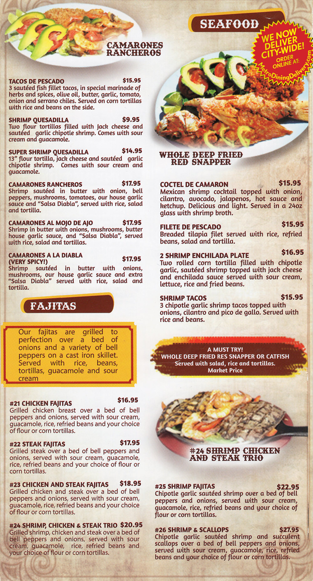 Pancho Villa Mexican Grill Menu - Page 4